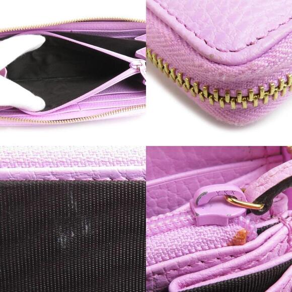 GUCCI Pink Leather GG Marmont Wallet - Picture 4 of 5